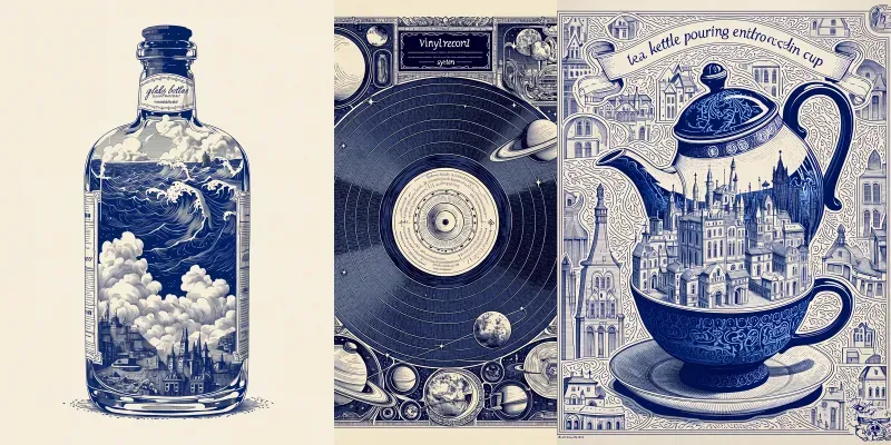 Surreal Engraving Wall Art For Etsy generated by undefined