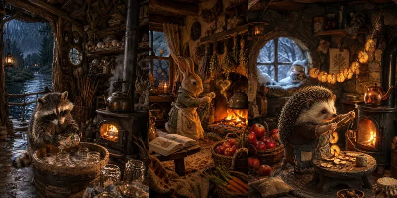 Storybook Animal Hearths generated by undefined