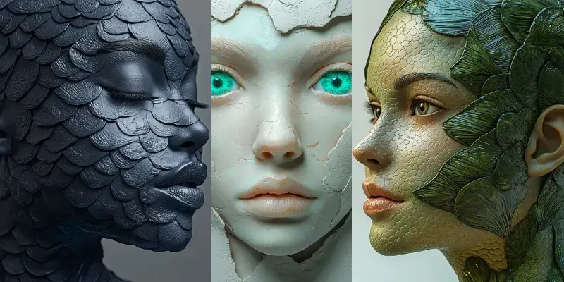 Lucid Organosculpt Portraits generated by undefined