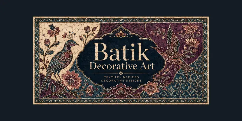Batik Decorative Art generated by undefined