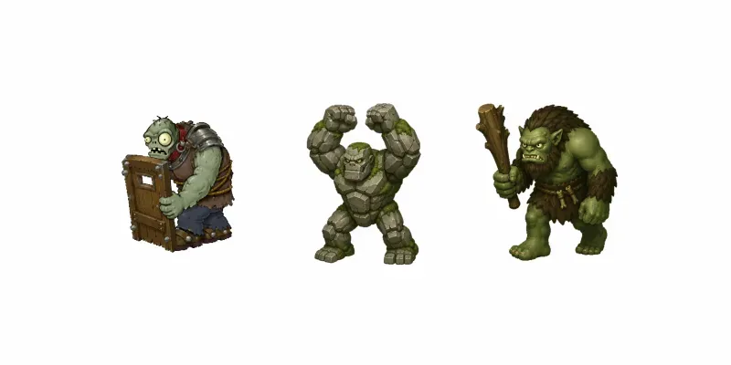 Retro 2D Tower Defense Enemy Generator generated by undefined
