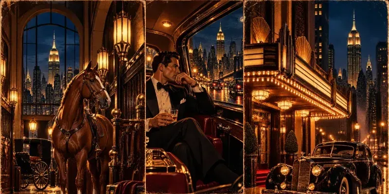 Cinematic New York Glamour Posters