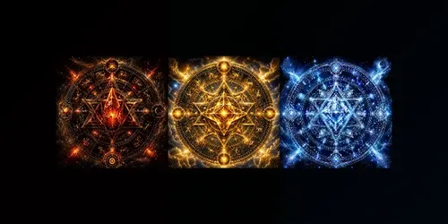 Celestial Elemental Star Sigils generated by chatgpt-image