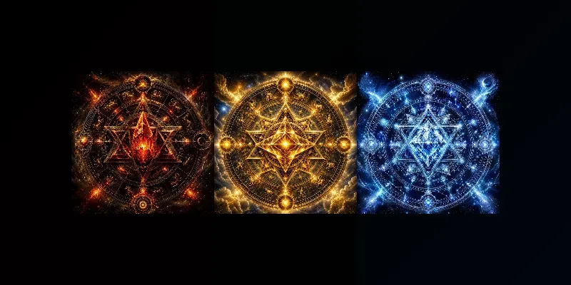 Celestial Elemental Star Sigils generated by undefined