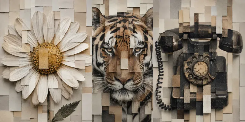 Fragmented Portraits generated by undefined