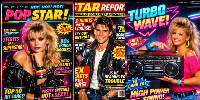 80s Media Broadcast Ultravivid Packs generated by undefined