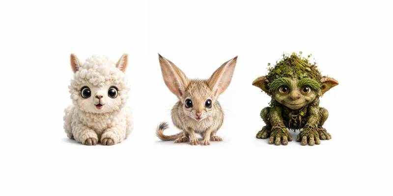 Whimsical Creature Portraits generated by undefined