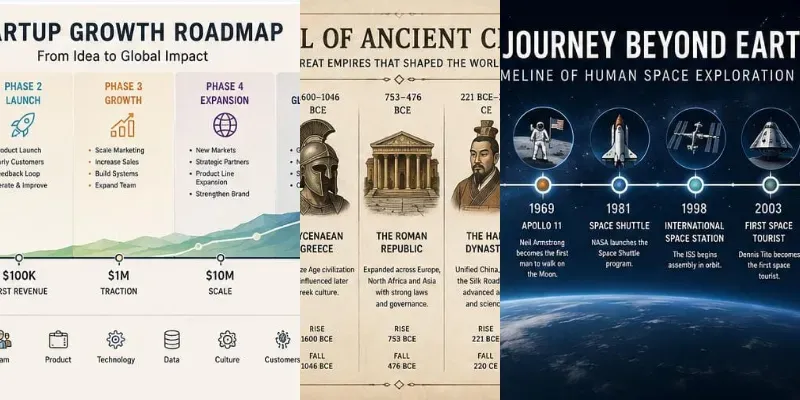 Premium Infographic Timeline Designer generated by undefined