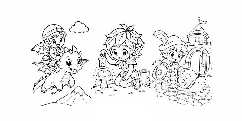 Pocket Quest Chibis generated by undefined