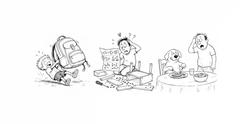 Simple Cartoon Line Scenes generated by undefined
