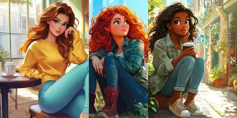 Modern Disney Princesses generated by undefined