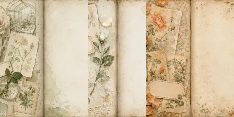 Rose Garden Journal Spreads generated by undefined