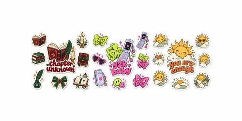 Trending Aesthetic Sticker Sheets generated by chatgpt-image