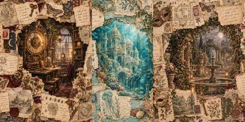 Enchanted Storybook Ephemera generated by chatgpt-image