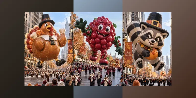 Giant Thanksgiving Parade Balloons generated by undefined