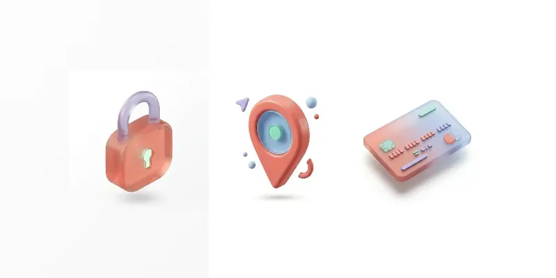 Stock Ready 3D UI Icon Forge Pros generated by undefined