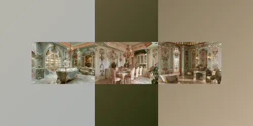 Alphonse Mucha Interiors generated by midjourney