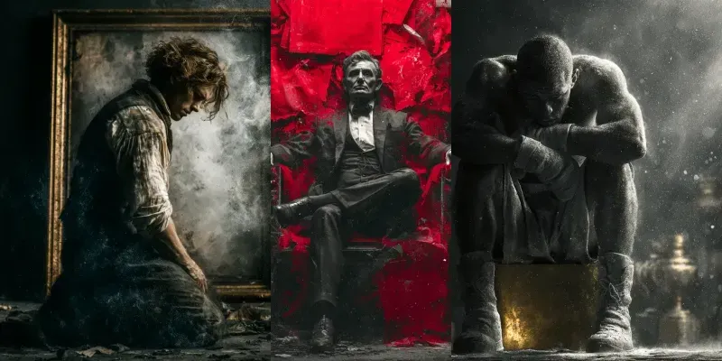 Dark Cinematic Introspection Art generated by undefined