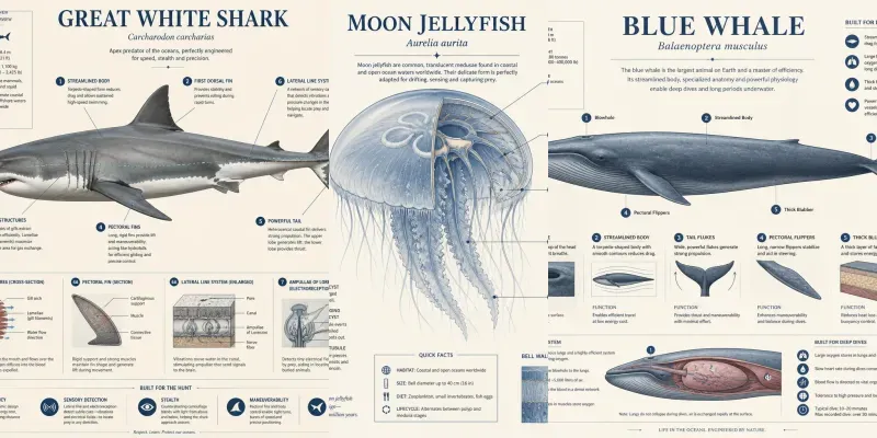 Marine Anatomy Adaptations generated by undefined