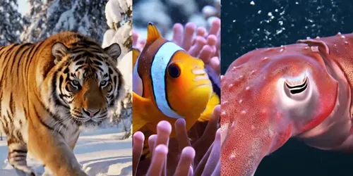 Realistic Animal Videos generated by veo
