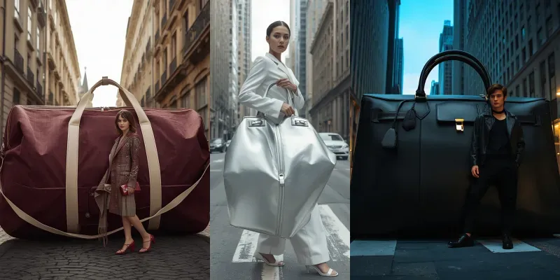 Surreal Luxury Fashion Ads generated by undefined
