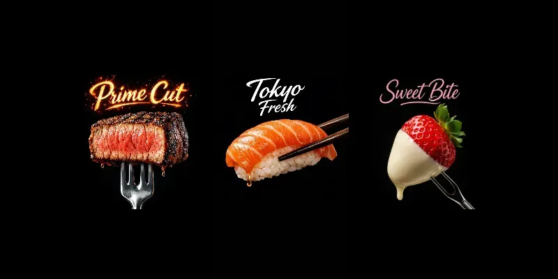 Premium Darktheme Food Advertising generated by undefined