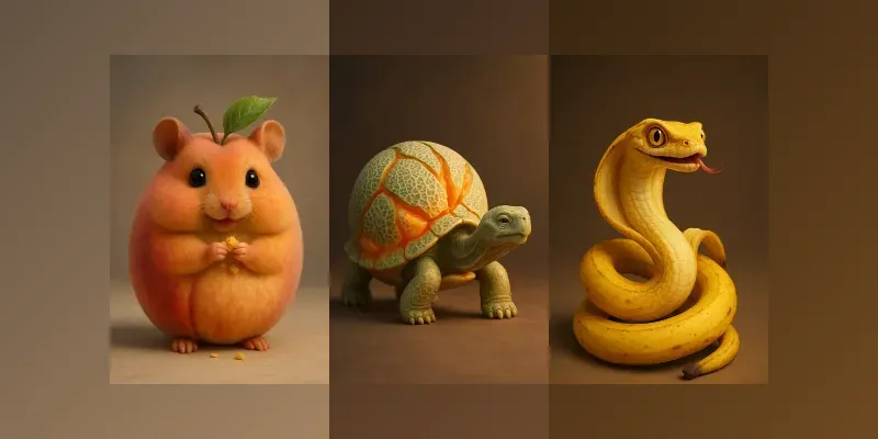 Fruitimal Fusion The 3D Hybrid Creatures generated by undefined