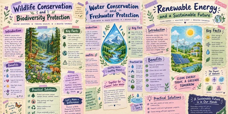 Handdrawn Educational Infographics