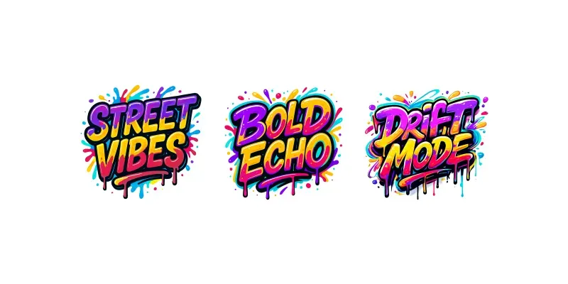 Graffiti Burst Typography generated by undefined