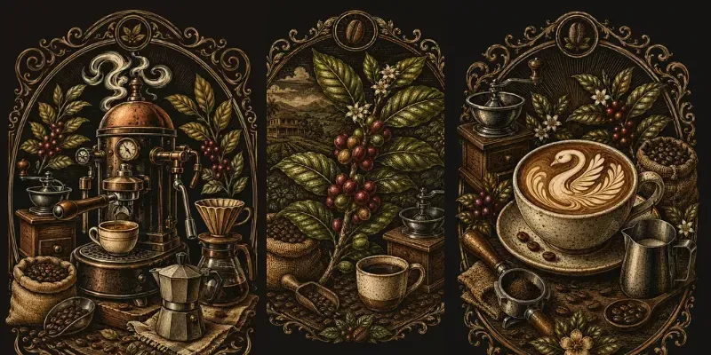 Coffeeculture Vintage Coffees generated by undefined