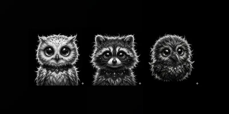 Cute Gothic Fluff generated by undefined