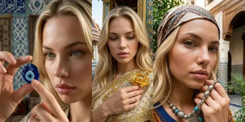 Luxury Fashion Accs With Portrait Ads generated by undefined