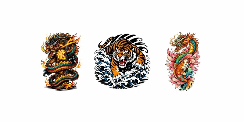 Neo Irezumi Logos generated by undefined