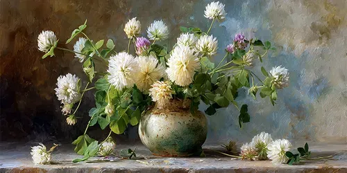 Impressionist Oil Landscape Tv Wallpapers generated by midjourney