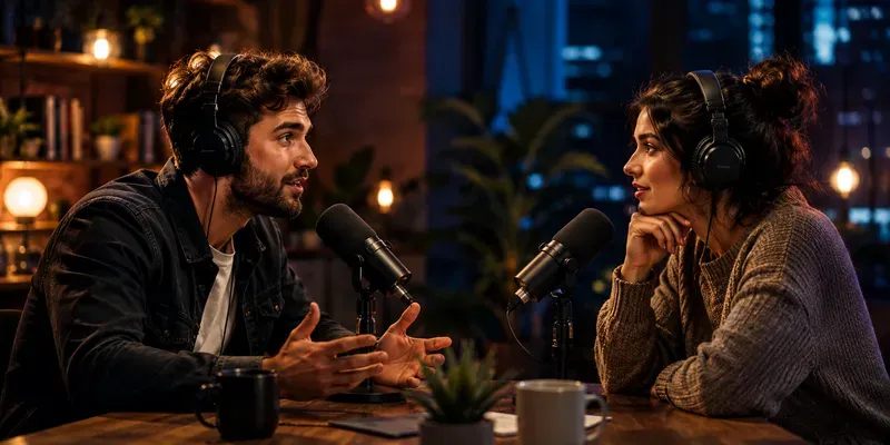 Viral Podcast Dialogues generated by undefined