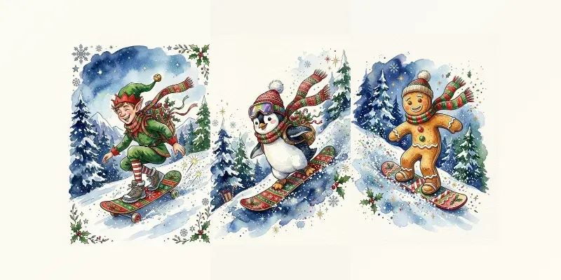 Holiday Character Art