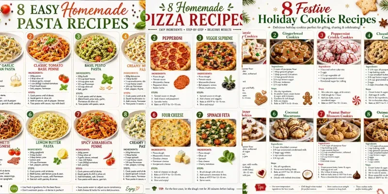 Recipe Infographics generated by undefined