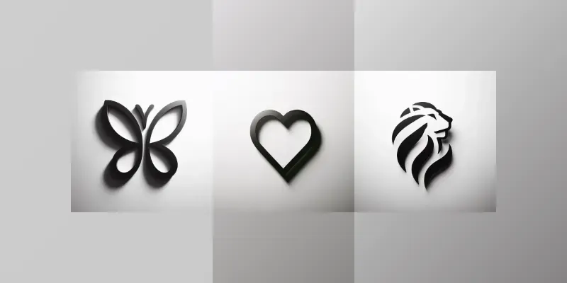 Logos Are Displayed In Black Clear Lines
