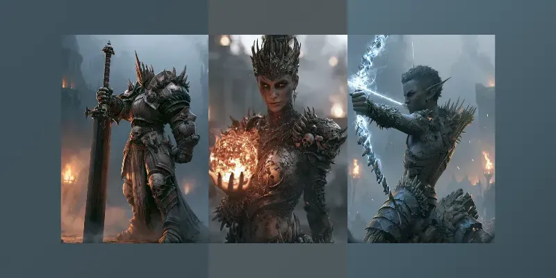 Dark Fantasy Rpg Characters generated by undefined