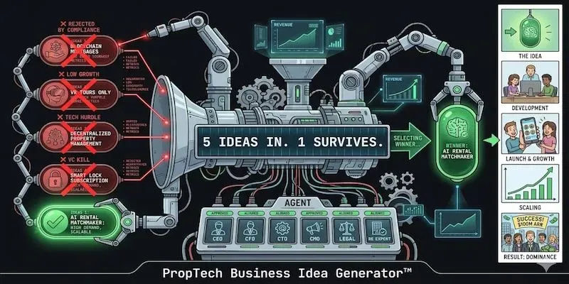 Proptech Business Idea Generator 0 generated by undefined