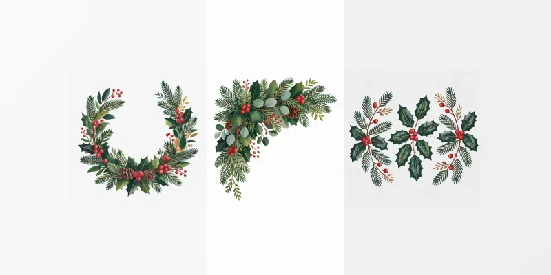 Christmas Greenery Arrangements generated by undefined