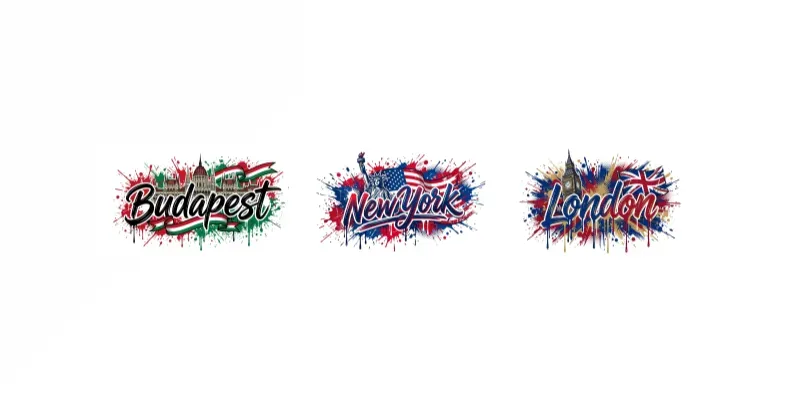 Urban Paint City Tshirt Design generated by undefined