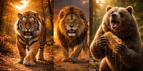 Animal Paintings generated by chatgpt-image