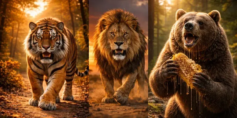 Animal Paintings generated by undefined