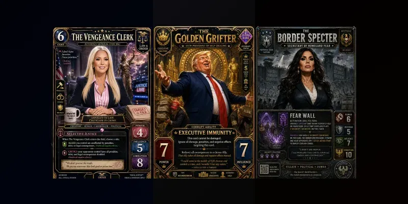 Satirical Politician Tcg Generator generated by undefined