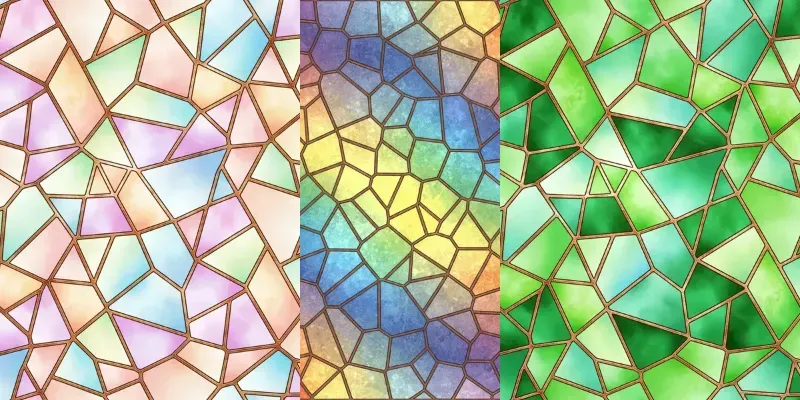 Stained Glass Mosaic Pattern Generator generated by undefined