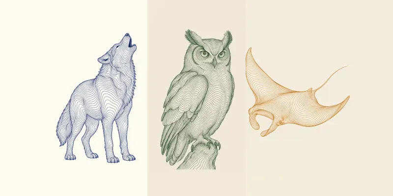 Topographic Contour Line Illustrations generated by undefined
