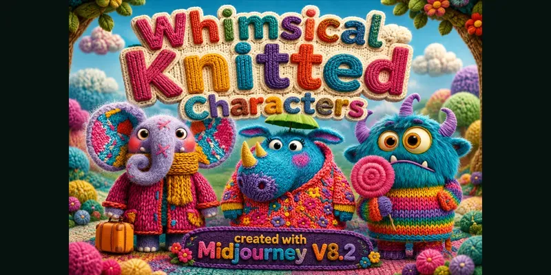 Whimsical Knitted Characters generated by undefined