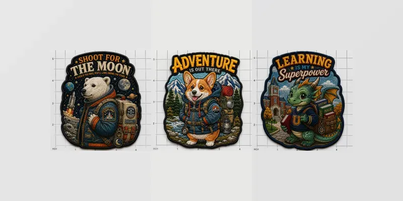 Cute Embroidered Patch Collections generated by undefined