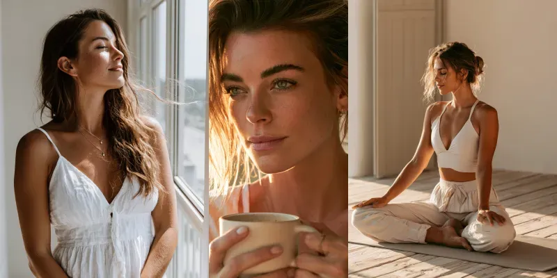 Contemporary Wellness Soft Morning Light generated by undefined